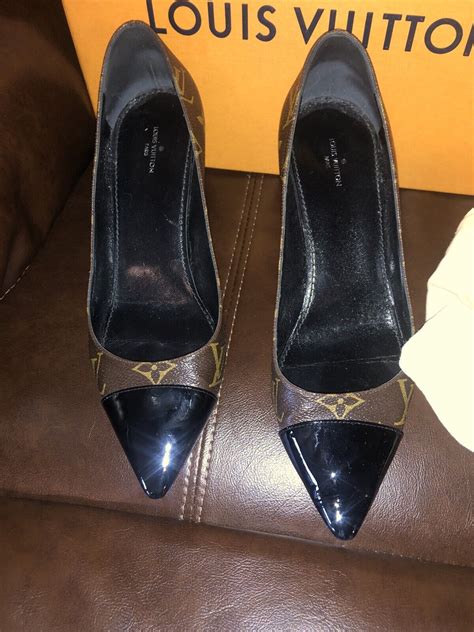 louis vuitton high heels authentic|Louis Vuitton monogram heels.